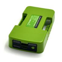 Battery Power Bank for Greenworks 40V Li-ion Battery Mobile Phone Fast Charge Power Bank Power Tool Accessories žalia
