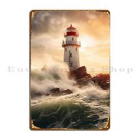 Beacon In The Tempest Metal Plaque Poster Club Cinema Designing Party Customized Tin Sign Poster 20x30cm（7.8x11.8inch）