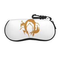 Metal Gear Solid Fox Logo Shell Glasses Case Protective Sunglasses Box Women Men Soft Eyeglass Bag Pouch 1