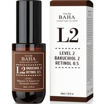 COS De BAHA L2 Bakuchiol 2% Retinol 0.5% Vitamin A Anti-Wrinkle Brightening Ampoule Serum 30ml 30ml 1EA