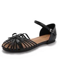 Moteriškos vasarinės pintos basutės su dirželiais, uždaru priekiu, slingback, čiurnos dirželiu, pintos plokščiapadės basutės, žemi blokinių kulnų vaikščiojimo batai, laisvalaikio suknelių batai, moteriški bateliai aukštu kulnu 36 juoda