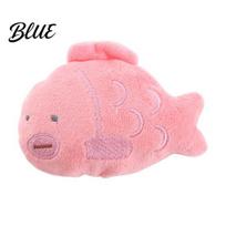 Kitten Entertainment Gift Cat Toys Catnip Plush Ocean Toys for Cats Shark Fish Ray Shapes Interactive Kicker Toy Soft Chewing Teething Stress rožinė