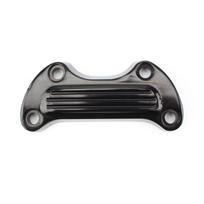 Motorcycle CNC Handlebar Top Clamp Bar Riser Mount Cover for Harley Touring Street Glide Softail Breakout Dyna Fat Boy Sportster juoda