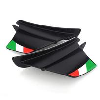 For SYM Husky Adv 150 300 Motorcycle Front Winglet Spoiler Side Wind Kit Plastic Carbon Flow Deflector Cover Scooter Accessories juoda