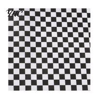 Paper Food Basket Liners 50Pcs Sandwich Wrappers Grease Resistant Deli for Classic Burger Wrapping Papers Checkered Burgers BBQs Parties Sheets Trays 30*30cm