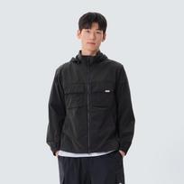 [Snowpeak] Route Hood Detachable Windbreaker Dark Charcoal (S25MMRWB62) 95