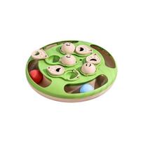 Ball Track Smart Cat Puzzle Toy Turntable Design 2 in 1  Treat Dispenser  Energy Expenditure Green
