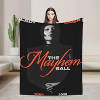 Lady Gaga The Mayhem Ball Tour Blanket Super Soft Cozy Throw Blankets for Couch 50x60 Inch Multi-size Bedspreads Size: 75*100cm, Weight: 230 GSM