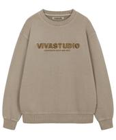 Viva Studio Location Embroidery Crewneck [Brown] S