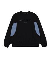 Golla Fabric Mixed Sweat Shirt [Black] Black/M