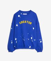 Birthday Suit Jobs Sweat_Painted (Blue) Xs
