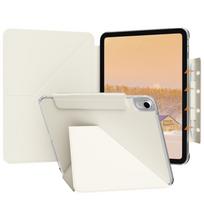 Kenke High Quality Magnetic iPad Pro5 11 Inch Case 2025 Shockproof Transparent Slim Protective Cover with Pencil Holder iPad 10 10.9 Inch&PU+PC&10.9 smėlis