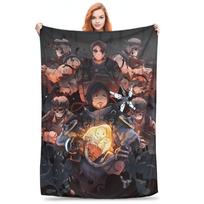 Graphic Printing Death Stranding 2 On the Beach game Blanket Soft Plush Throw Blanket For Bedroom Flannel Bedspread Bed Cover Size: 75*100cm, Weight: 230 GSM