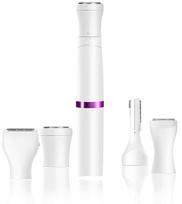 Painless Facial Hair Removal for Women, 4 in 1 Hair Remover Includes Facial Shaver, Eyebrow Trimmer, Bikini Trimmer, Body Shaver-USB Rechargeable (