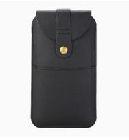 Vintage Leather Waist Pack - Retro Vertical Fanny Pack for Men and Women Everyday Use One Size