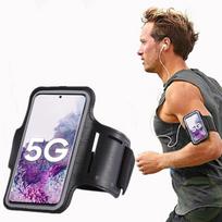 Sportinis laikiklis mobiliajam telefonui Samsung Galaxy S25 S22 S21 S23 S24 Plus Ultra FE Edge, rankos juosta, bėgimo telefono dėklas, apyrankės krepšys Black balta