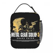 Metal Gear Solid 3 Insulated Lunch Bag Large Lunch Container Thermal Bag Tote Lunch Box Office Picnic Men Women One Size