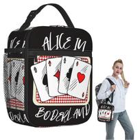 Alice In Borderland Insulated Lunch Bag for Women Kids Portable Food Boxes Thermal Lunch Box Tote One Size