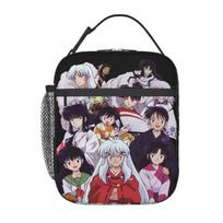 Manga Kimono Inuyasha Sesshomaru Insulated Lunch Bag for Women Children Portable Food Boxes Thermal Lunch Box Tote One Size