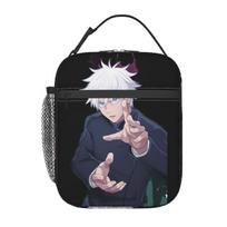 Custom S-Satorues G-Gojoes Insulated Lunch Bag for Women Thermal Cooler Food Lunch Box Outdoor Camping Travel Portable Tote Bags One Size