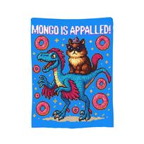 Mongo is Appalled Fleece Throw Blankets Dungeon Crawler Carl Blanket for Bedding Outdoor Soft Quilt, Size: 75*100cm, Weight: 230 GSM