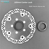 SeeMore Carbon Center Lock Disc Brake Rotor 140/160mm Floating Rotor Brake Pads With Screws for Mountain Bike Road Bike Disc Brake