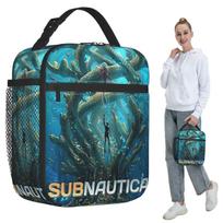 Game Subnautica Below Zero Insulated Lunch Bag for Women Office Cooler Thermal Food Box Tote Portable Lunch Boxes Container One Size