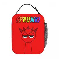 Sprunki Logo Insulated Lunch Bag Thermal Bag Lunch Container Game Leakproof Tote Lunch Box Food Storage Bags Beach Outdoor One Size