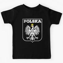 Vintage Polska Logo Retro Eagle Polish Pride Poland Gear  Kids T-Shirt 110