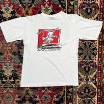 Vintage 90s Sound Waves Surf T-Shirt Graphic Skate Tee Size L M