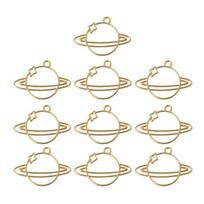 Gold Charms Pendant UV Resin Crafts Blank Frame For DIY Necklace Jewelry Making 1
