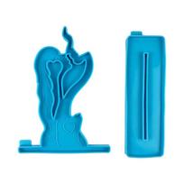 Couple Sculpture Resin Mold Epoxy Resin Casting Tool Mould Eternity of Love mėlyna