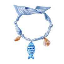 Colorful Fish Pendant Necklace Handmade Bead Tropical Fish Necklace Beaded Pendant  Ladies' Fashion Cloth