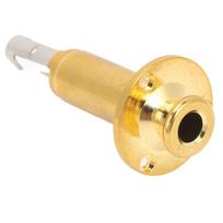 Metal Endpin Output Jack 6.35mm Electric Guitar Output Jack Guitar Output Jack  Electric Guitar auksas
