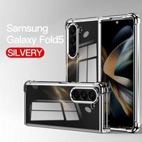 For Z Fold 7 & for Z Flip 7 Foldable Phone Case Electroplated Corner Drop-Resistant Soft Case Plain Design Z flip7