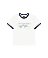 Page Cc Sisi Syndrome Printed Ringer Short Sleeve T-Shirt Navy M