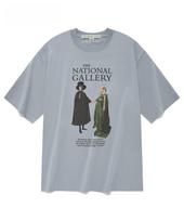 Pallet [Palet X National Gallery] Portrait Short Sleeve T-Shirt Iris Blue Blue/S
