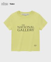 Pallet [Palet X National Gallery] National Gallery Crop Short Sleeve T-Shirt Lime Lime/S