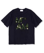 Midnight 12 Am Mam12 Camo Short Sleeve T-Shirt Navy L