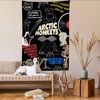 Vintage Band Arctic M-Monkeys Hanging Bohemian Tapestry Bohemian Wall Tapestries Mandala Kawaii Room Decor 100X70CM