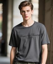 Jeneleolwogseu G-25-Ss-724 Printed Short Sleeve T-Shirt_Dark Gray Dark Gray/5Xl