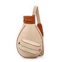 Unisex teniso badmintono sportinis kuprinė suaugusiems studentams peties krepšys retro stiliaus violetinė balta 20L or less brown