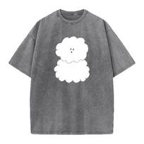 Peace Peace White Bichon T-Shirt Grey/Xl-Xxl