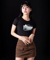 Astral Projection Mind Travel Supima Spandex Crop Top_Black M
