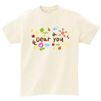 Awesome Us Dear You T-Shirts_4Color Cream/Xxl