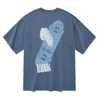Radineo Fingerboard Pigment Short Sleeve T-Shirt Blue Xl