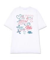 Astral Projection Graffiti Supima Cotton Round Neck Short Sleeve T-Shirt_White L