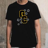 Doldol Gangster Guile_T-Shirts_18 Gangster Crow Guile Hip-Hop Graffiti Character Graphic Design T-Shirt Black/S