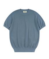 Belief Essential Comfort Short Sleeve Round Knit (Frozen Blue) Frozen Blue/M