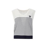 Sup Striped Knit Vest (Sz4Vk35) Ivory(22)/055